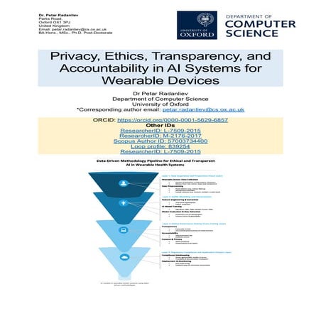 Privacy, Ethics, Transparency, and Accountability in AI Systems for Wearable Devices