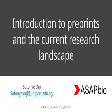 Introduction to Preprints and the current research landscape -.pptx