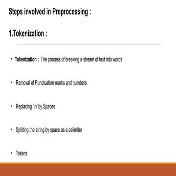 Preprocessing