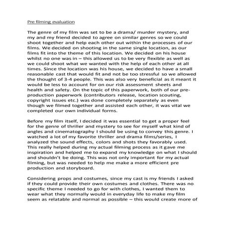 Scriptwriting assignment | DOCX