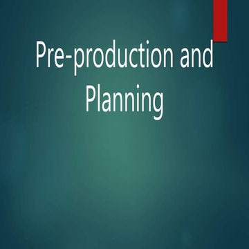 Pre production and planning - animation.pptx