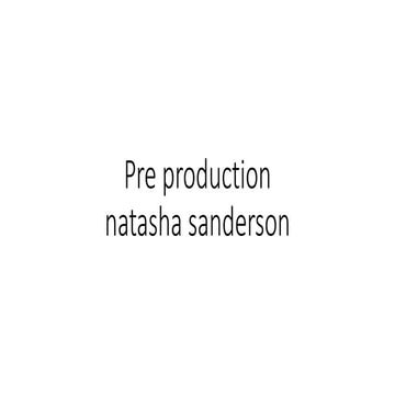 Pre production done (1)