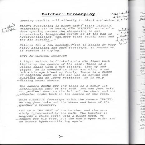 PRE PRODUCTION EXAMPLES visual data 5