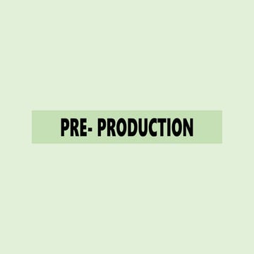 Music video production schedule | DOCX