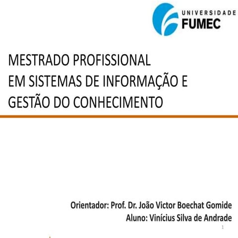 Pré-Projeto de Pesquisa