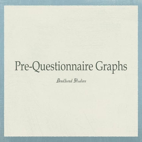 Pre-Questionnaire graphs