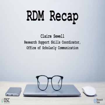 RDM Recap