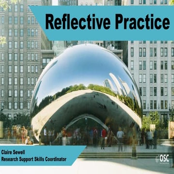 Conference with Confidence: Reflective Practice Workshop 