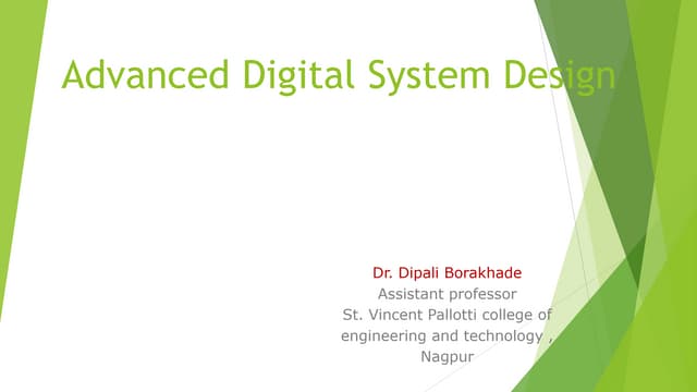 Prerequstics for advanced digital system design | PPTX