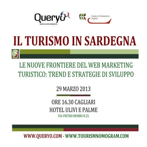 Nuove Frontiere Marketing Turistico in Sardegna, Trend Strategie Sviluppo - E...
