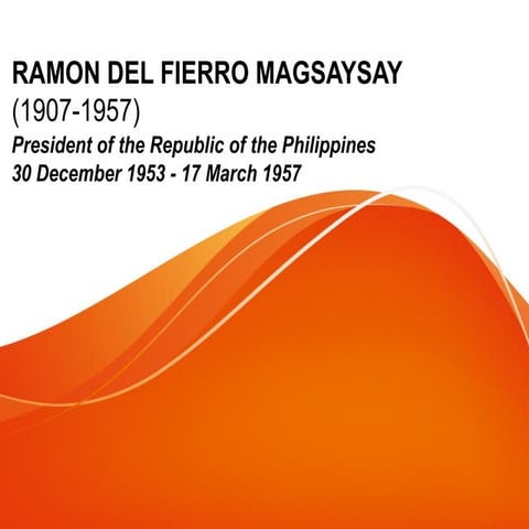President Ramon Magsaysay