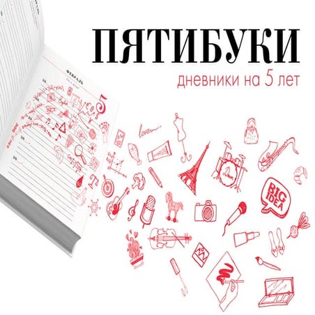 Пятибуки. Дневники на 5 лет | PPT