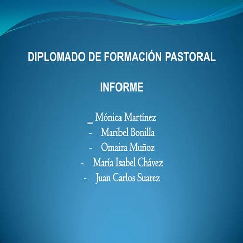 Pres. informe