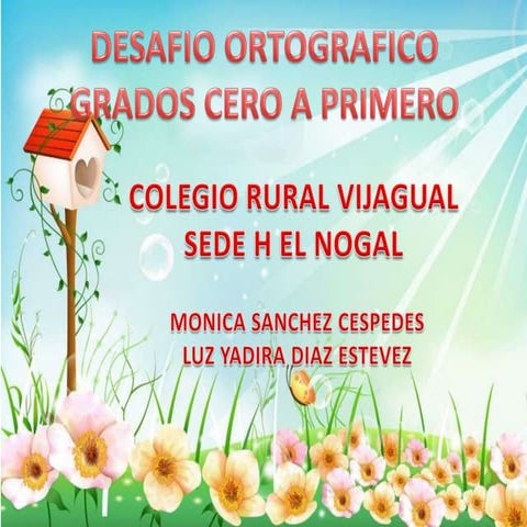 PROYECTO DE ORTOGRAFÍA