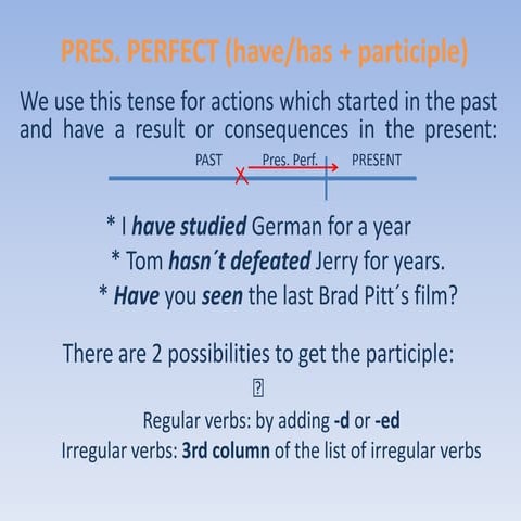 Pres. perf. with ever,never,already,just,yet,still