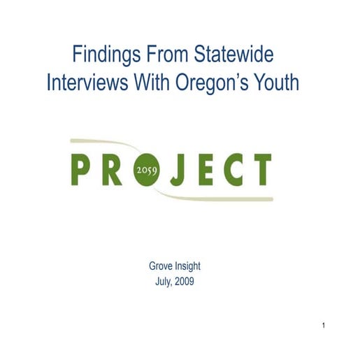 The Oregon Landscape: How Are We Doing?