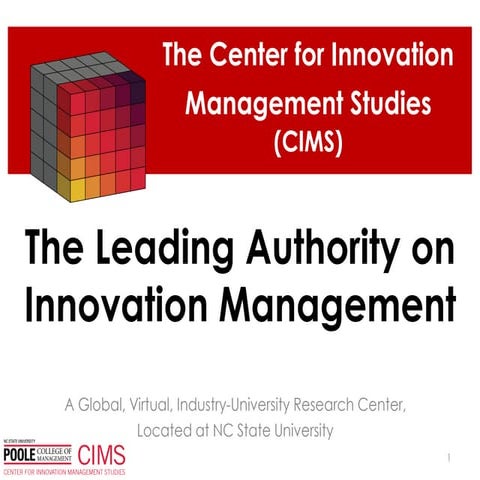 The Leading Authority on Innovation Management