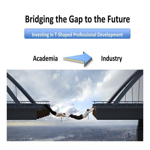 Bridging the Gap to the Future