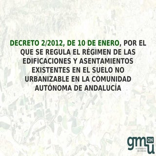 Decreto 2/2012, de 10 de enero, por...
