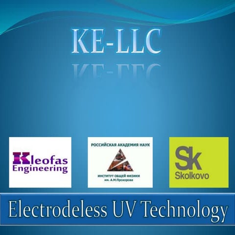  Water Disinfection Electrodeless UV System 