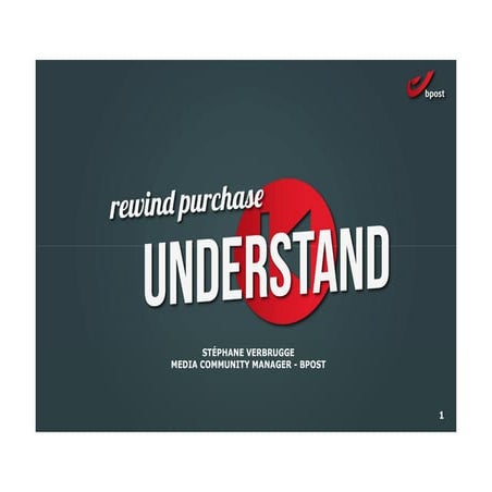 Bpost Rewind Purchase - IgnitionOne Lunch & Learn