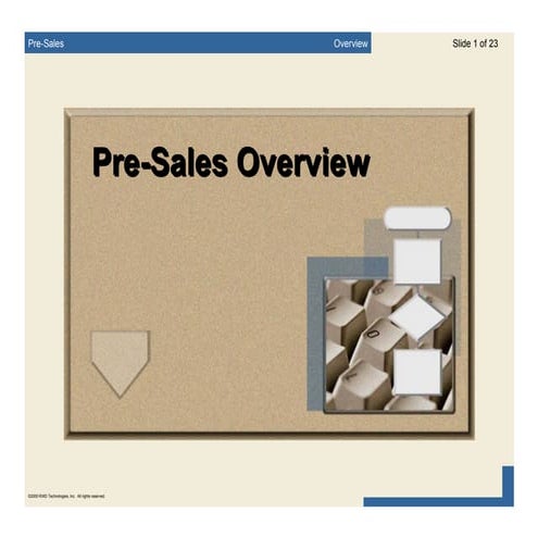 Presales   sap business process - aditi & sameer rawat