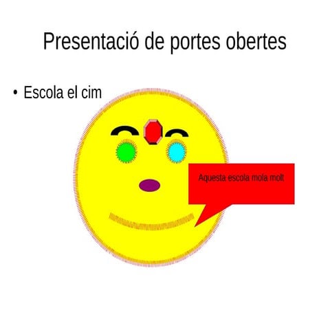 Presentació portes obertes