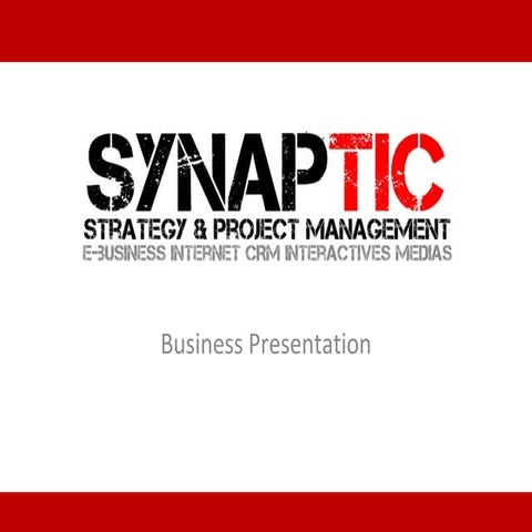 Business Presentation Synaptic