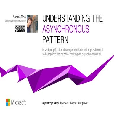 The Asynchronous Pattern (for beginners) | PPT