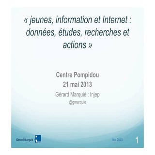 Jeunes, information, Internet