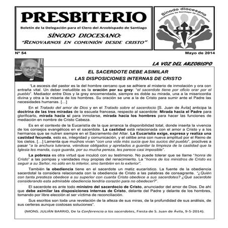 Presbiterio 54
