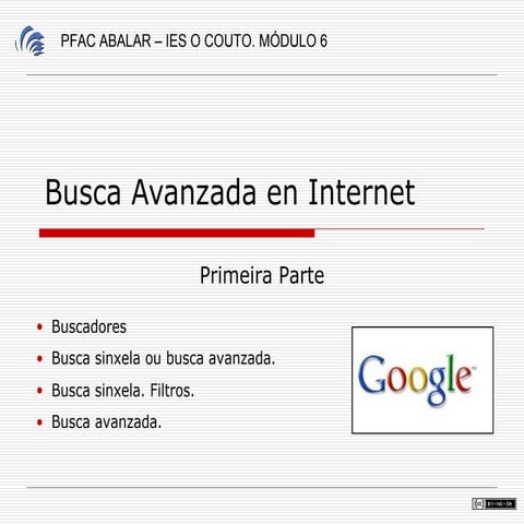 Busca avanzada en Internet