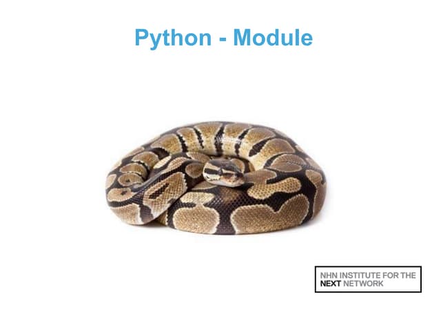 Python - Module | PPTX