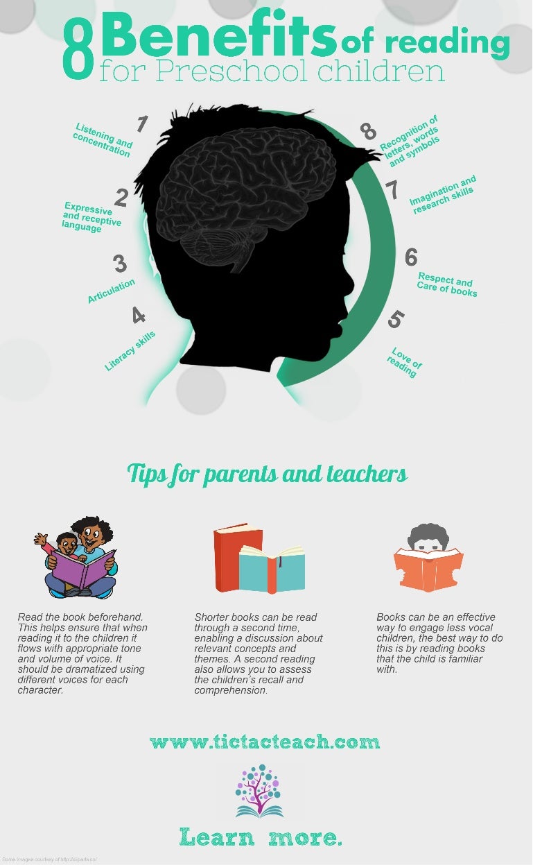 8 Benefits of Reading for preschool children