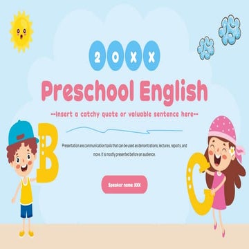 PreSchool ENglish.pptx