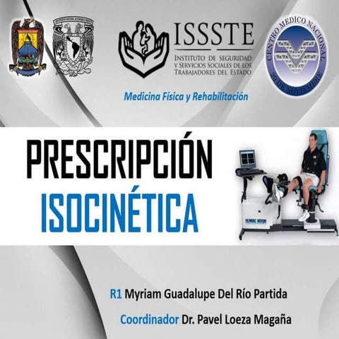 Prescripción isocinética