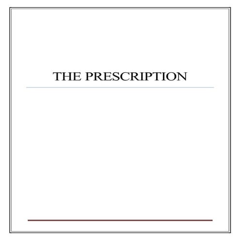Prescription
