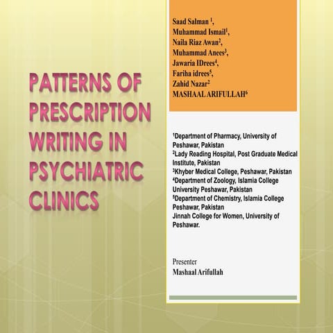 Prescription Patterns _ Hierarchical prescription pattern analysis with ...