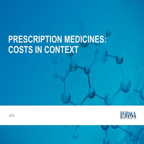 Prescription Medicines: Costs in Context 