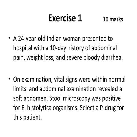 Clinical Case Studies and Pharmacology Exercises in Medicine | PPTX