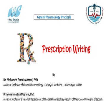 Prescription Writing.pdf , Prescription writing involves clear ...