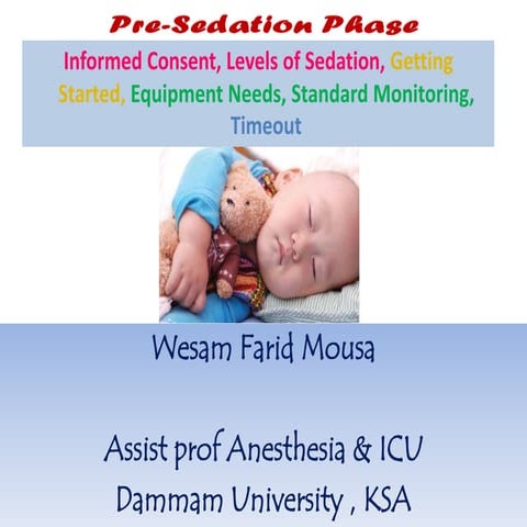 Pre sedation phase PPT 
