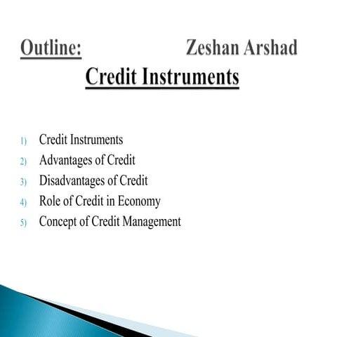 Credit Instruments