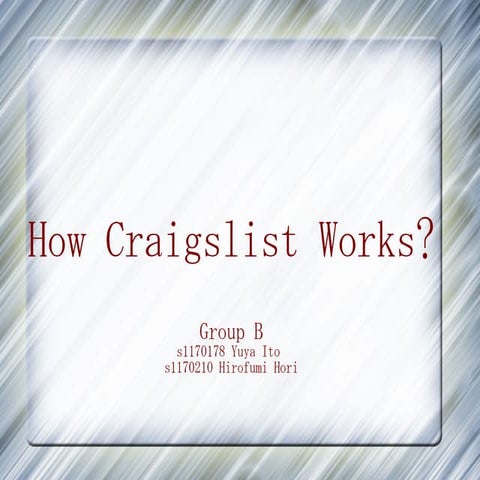 How_Craigslist_Works?