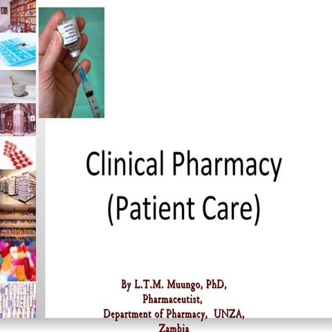 Presenations on clinical pharmacy patient caring