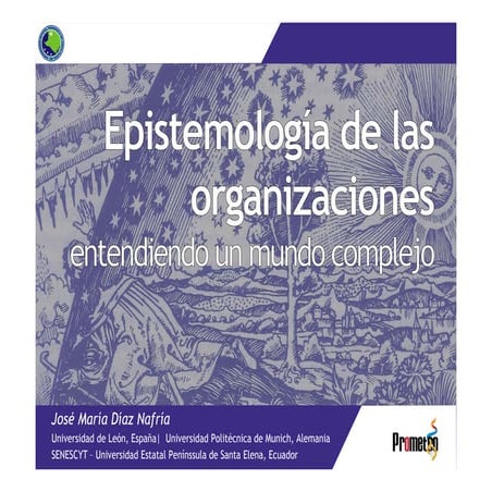 Presentación del curso epistemología de las organizaciones