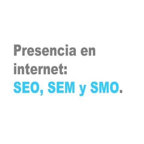 Presencia en internet 2010