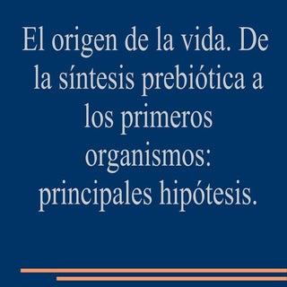 Presentación de cmc. El origen de l...