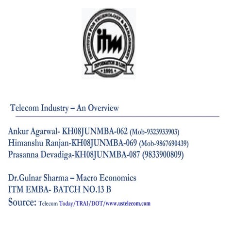Indian Telecom Industry
