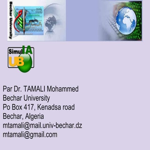 Bechar University Presentation | PPT
